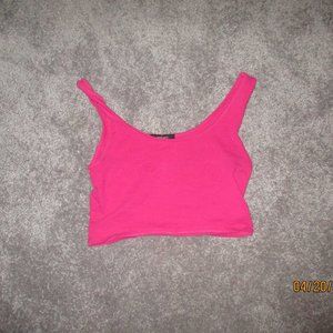Ambiance Pink Cropped Tank Top